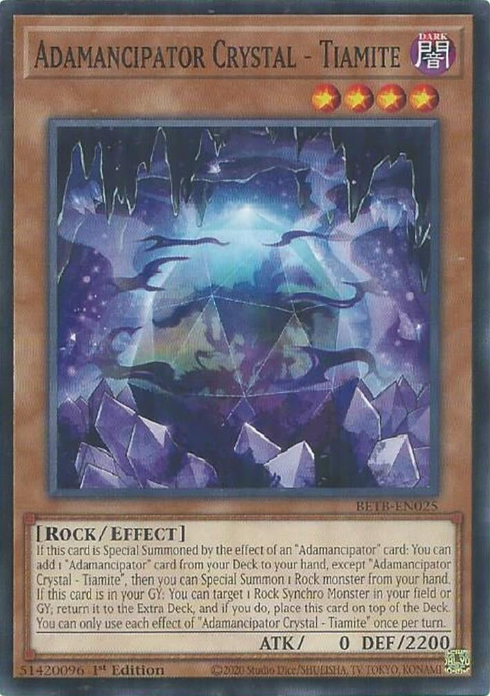 Image for Adamancipator Crystal - Tiamite (BETB-EN025) (BETB) - YuGiOh
