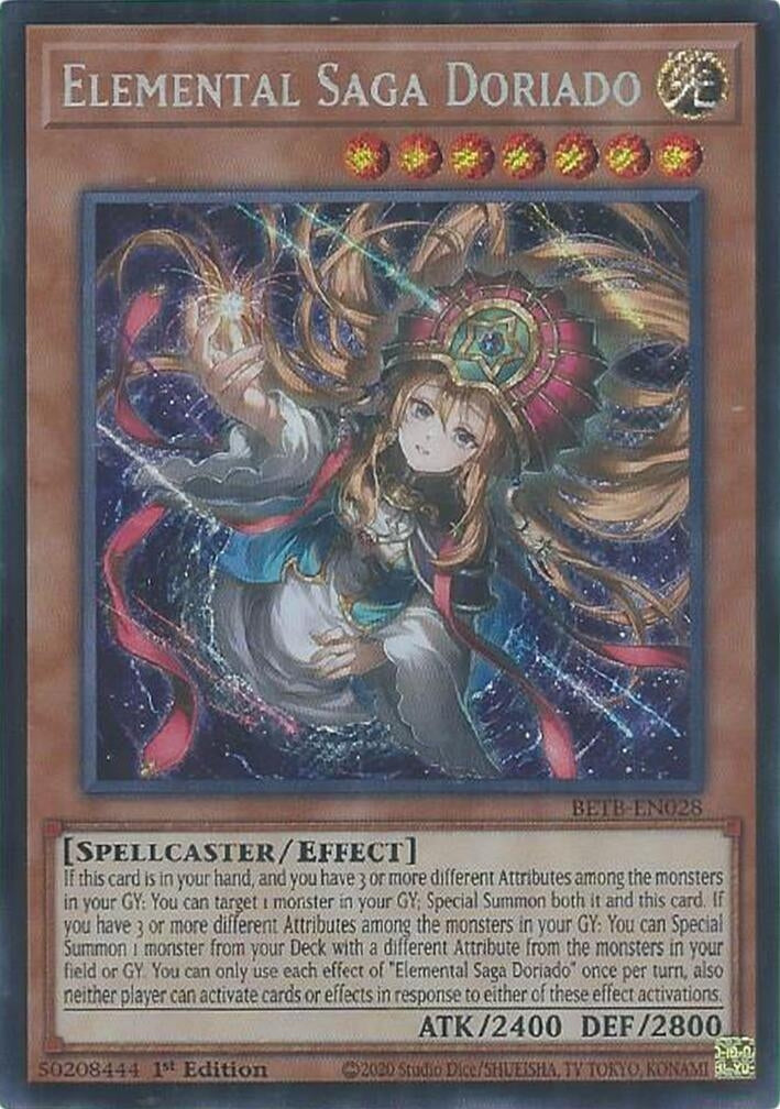 Image for Elemental Saga Doriado (BETB-EN028) (BETB) - YuGiOh