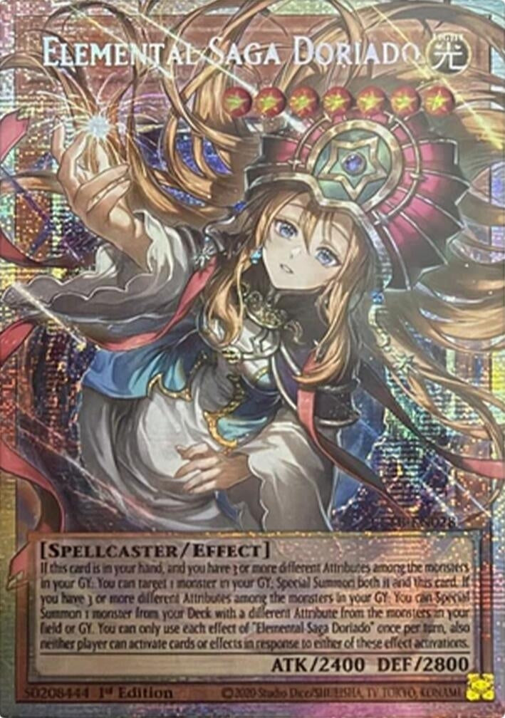 Image for Elemental Saga Doriado (Starlight Rare) (Extended Art) (BETB-EN028) (BETB) - YuGiOh