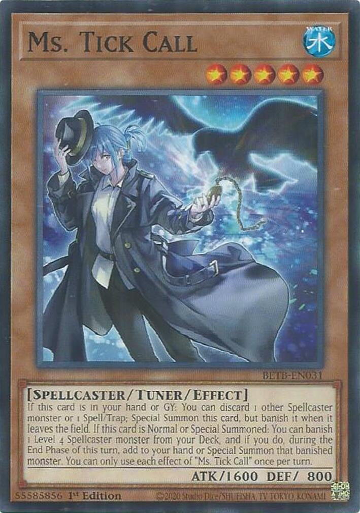 Image for Ms. Tick Call (BETB-EN031) (BETB) - YuGiOh