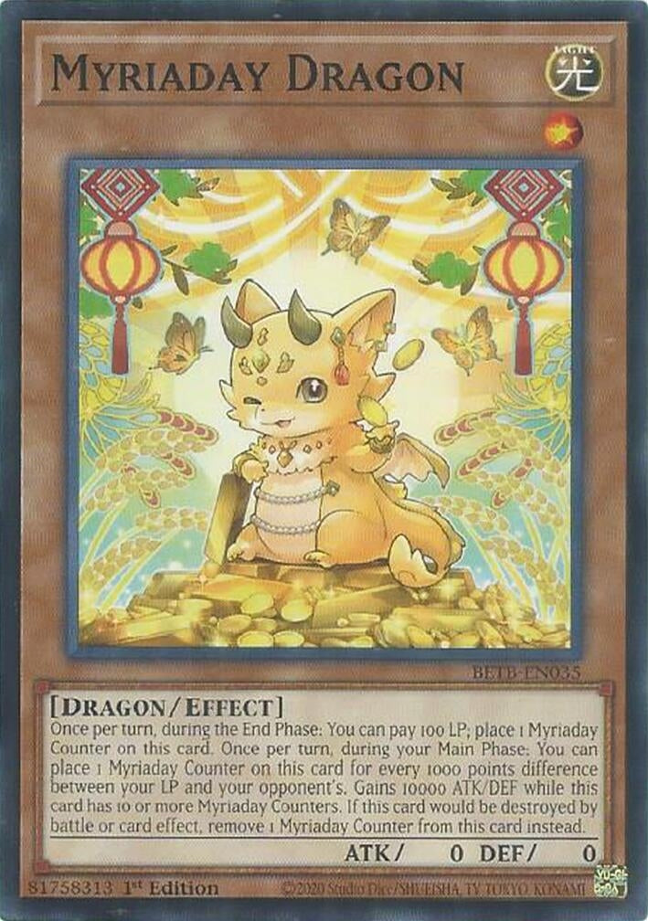 Image for Myriaday Dragon (BETB-EN035) (BETB) - YuGiOh