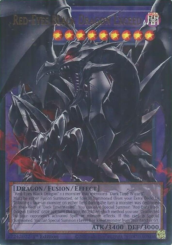 Image for Red-Eyes Black Dragon Exceed (Extended Art) (BETB-EN036) (BETB) - YuGiOh