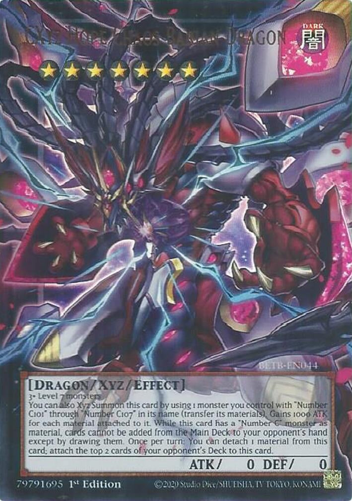 Image for CXyz Hope Chaos Barian Dragon (Extended Art) (BETB-EN044) (BETB) - YuGiOh