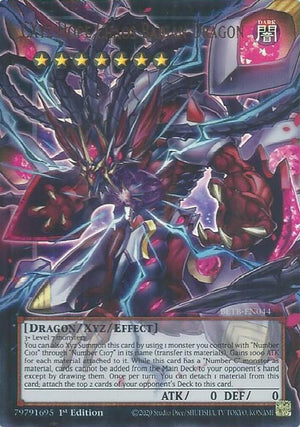 CXyz Hope Chaos Barian Dragon (Extended Art) (BETB-EN044) (BETB)