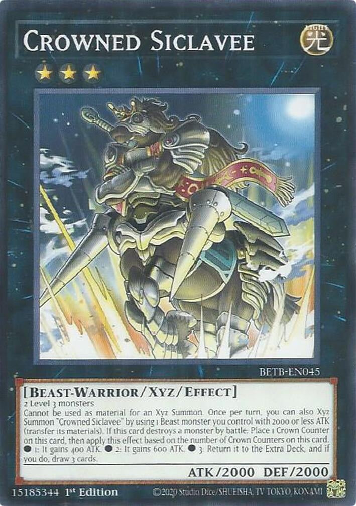 Image for Crowned Siclavee (BETB-EN045) (BETB) - YuGiOh