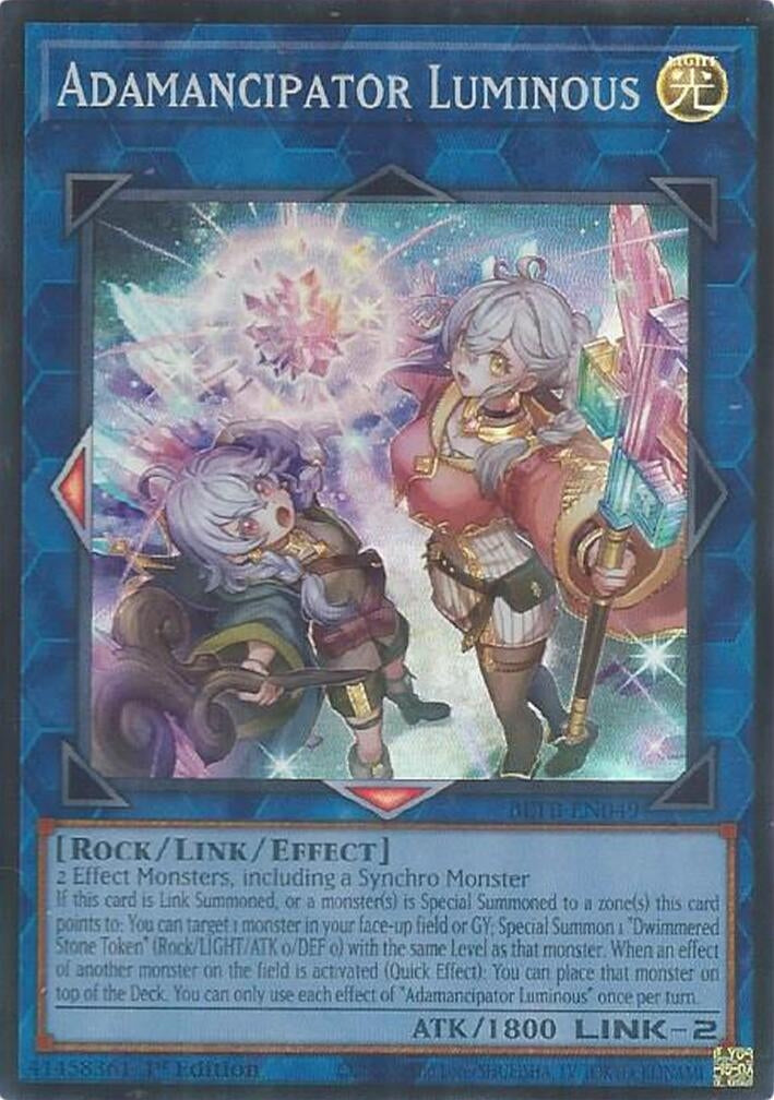 Image for Adamancipator Luminous (BETB-EN049) (BETB) - YuGiOh