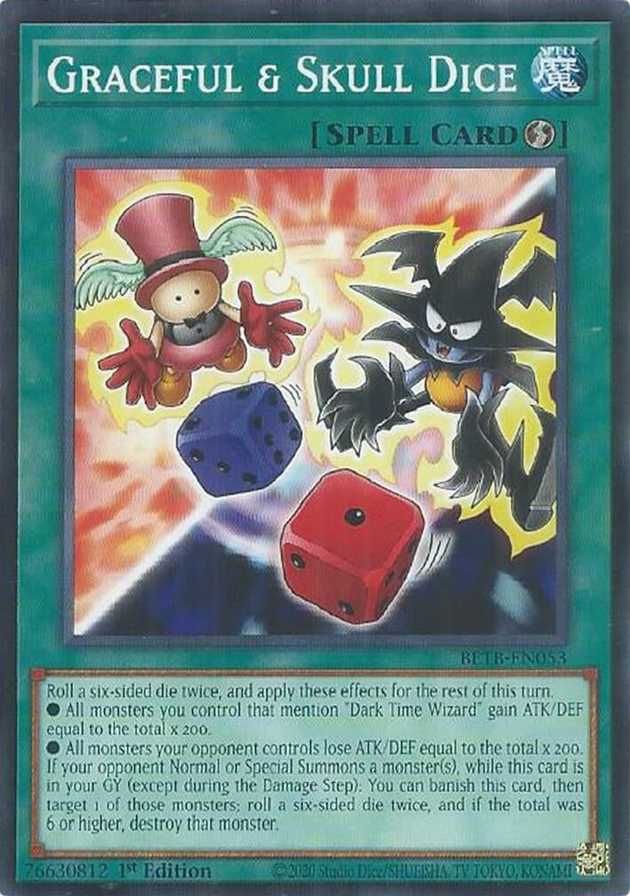 Image for Graceful & Skull Dice (BETB-EN053) (BETB) - YuGiOh