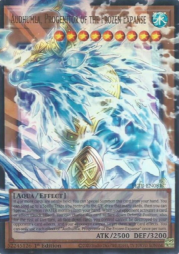 Image for Audhumla, Progenitor of the Frozen Expanse (Extended Art) (BETB-EN081) (BETB) - YuGiOh