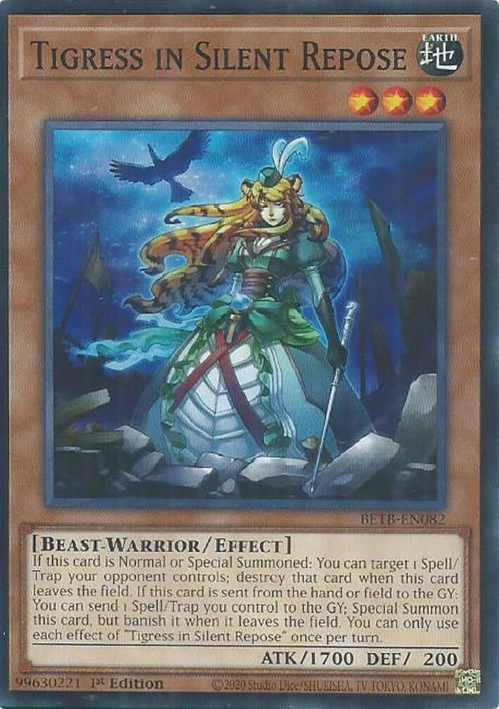 Image for Tigress in Silent Repose (BETB-EN082) (BETB) - YuGiOh