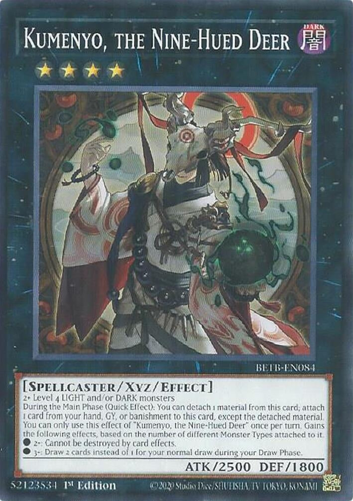 Image for Kumenyo, the Nine-Hued Deer (BETB-EN084) (BETB) - YuGiOh