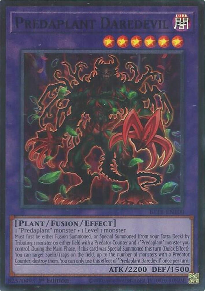 Image for Predaplant Daredevil (BETB-EN100) (BETB) - YuGiOh