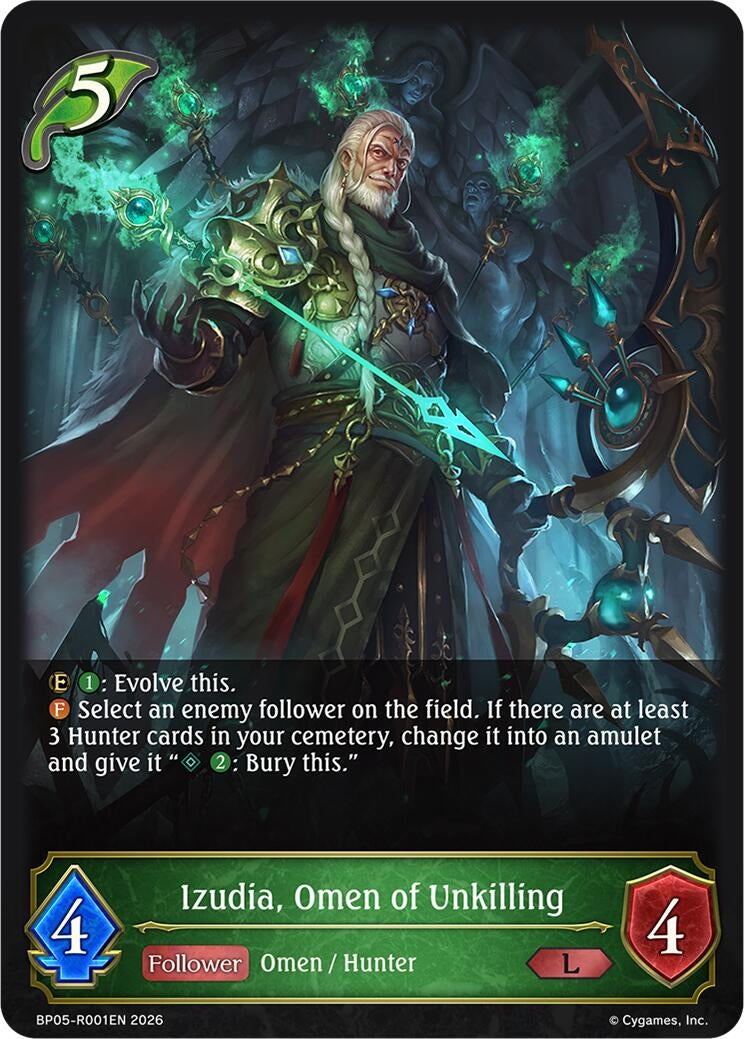 Image for Izudia, Omen of Unkilling (BP05-R001EN) (BP19) - Shadowverse: Evolve