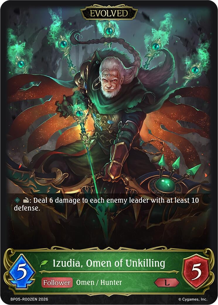 Image for Izudia, Omen of Unkilling (Evolved) (BP05-R002EN) (BP19) - Shadowverse: Evolve