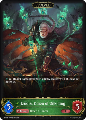 Izudia, Omen of Unkilling (Evolved) (BP05-R002EN) (BP19)