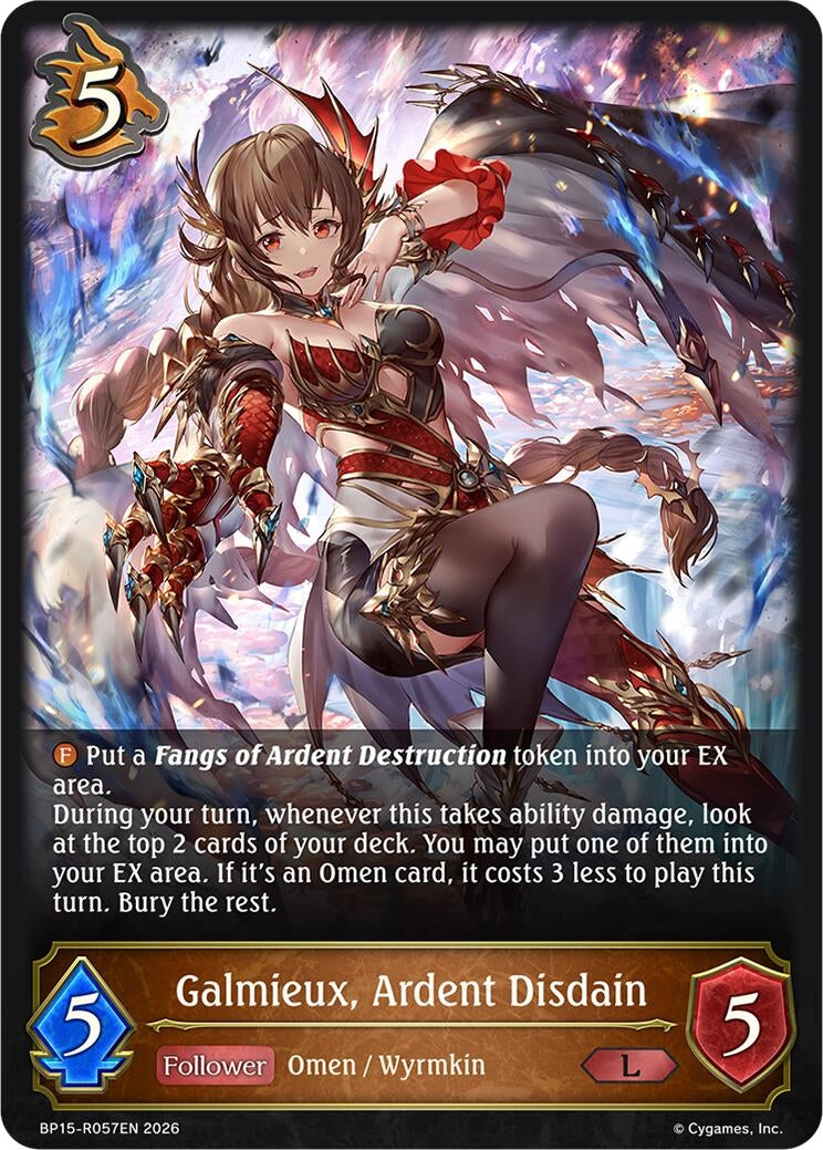 Image for Galmieux, Ardent Disdain (BP19) - Shadowverse: Evolve