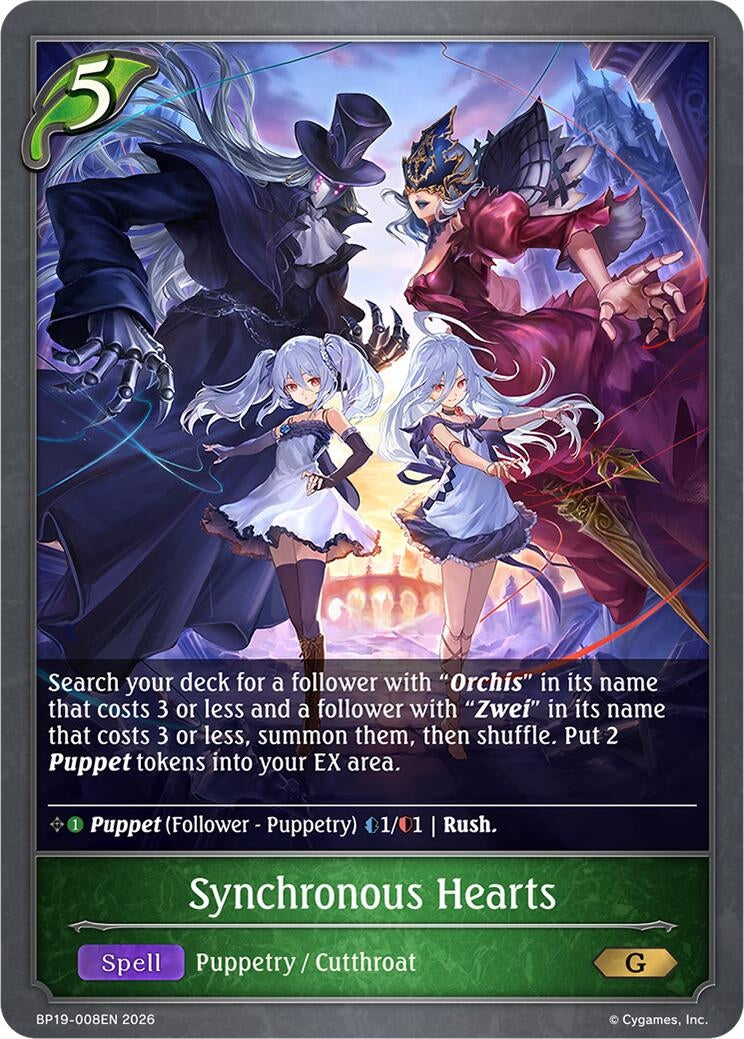 Image for Synchronous Hearts (BP19) - Shadowverse: Evolve