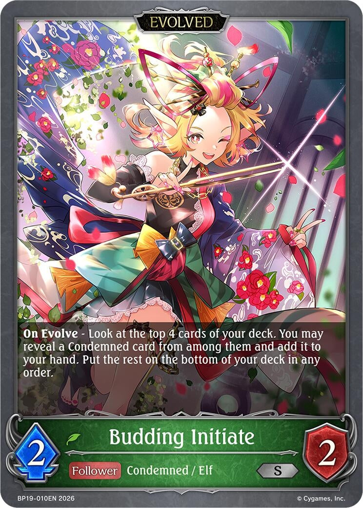 Image for Budding Initiate (Evolved) (BP19) - Shadowverse: Evolve