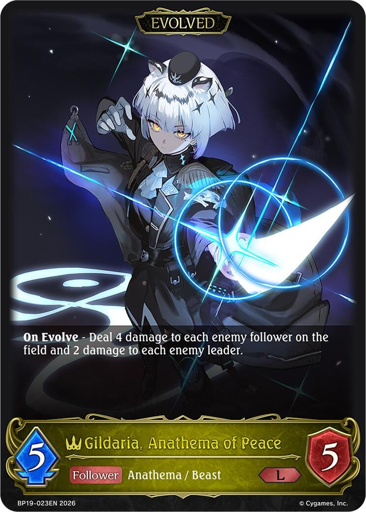 Image for Gildaria, Anathema of Peace (Evolved) (BP19) - Shadowverse: Evolve