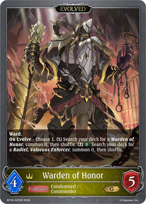 Warden of Honor (Evolved) (BP19)