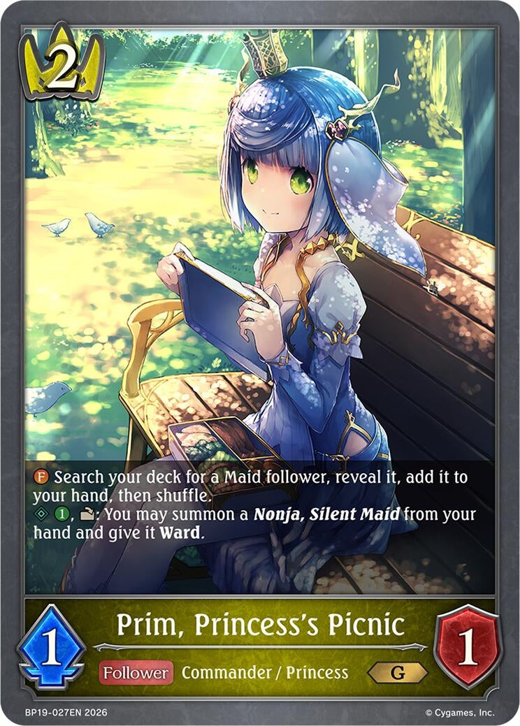 Image for Prim, Princess's Picnic (BP19) - Shadowverse: Evolve