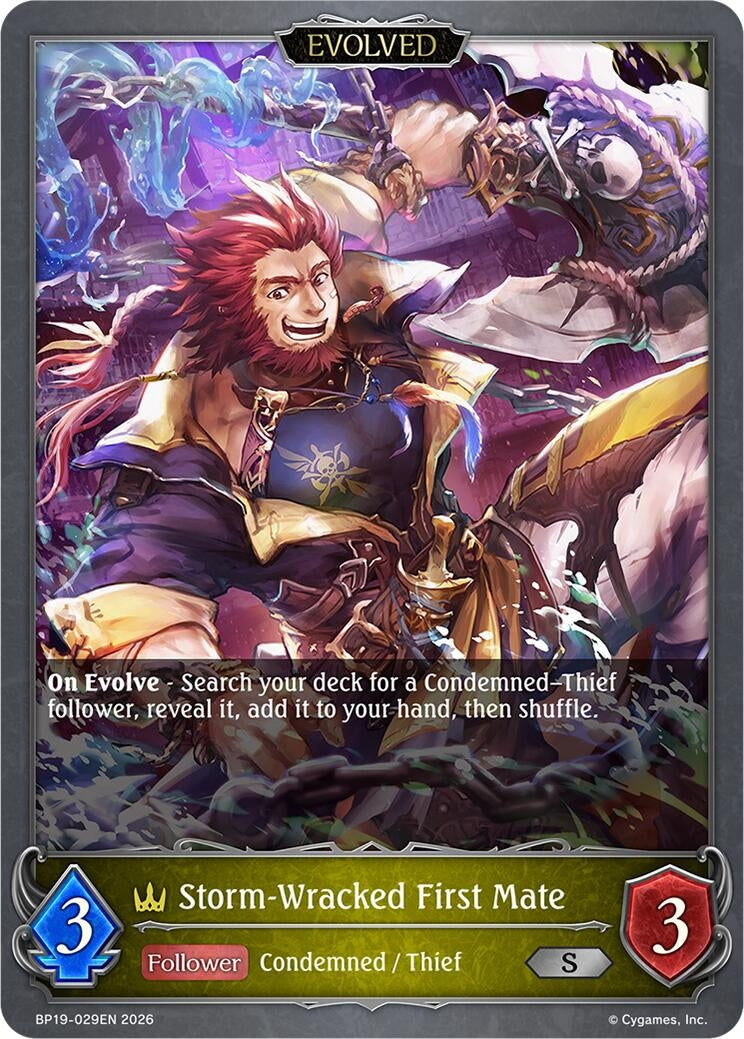 Image for Storm-Wracked First Mate (Evolved) (BP19-029EN) (BP19) - Shadowverse: Evolve