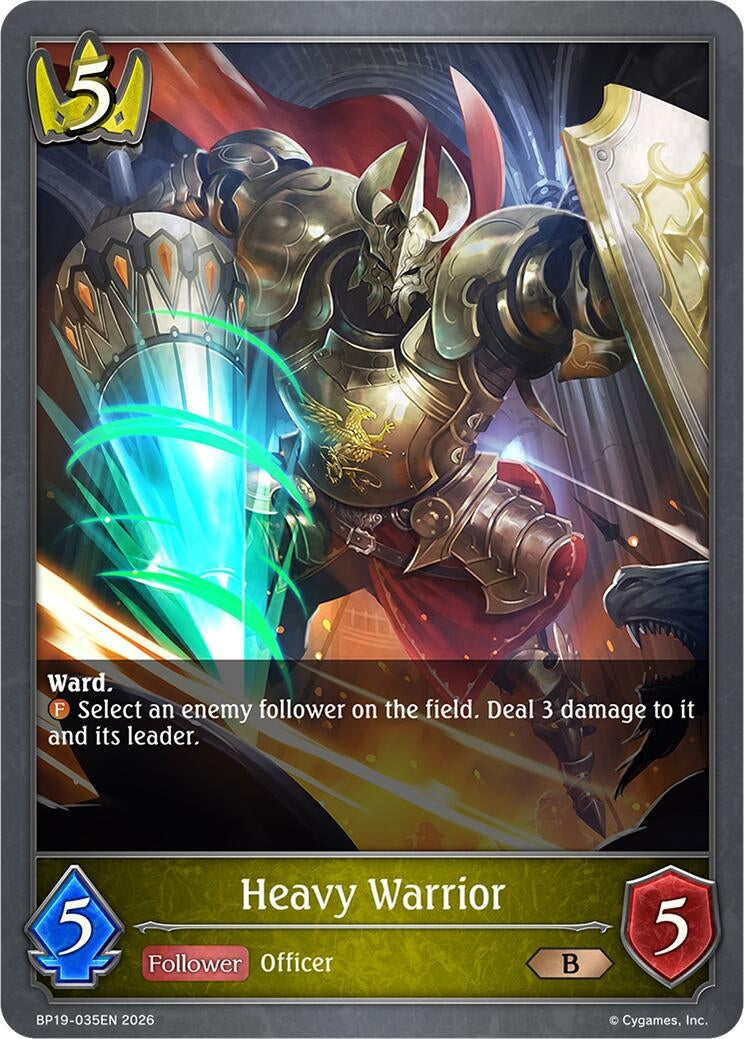 Image for Heavy Warrior (BP19) - Shadowverse: Evolve