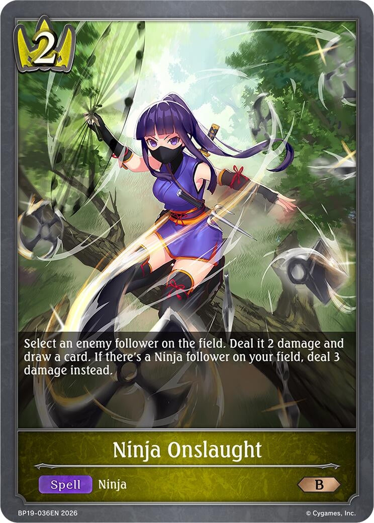 Image for Ninja Onslaught (BP19) - Shadowverse: Evolve