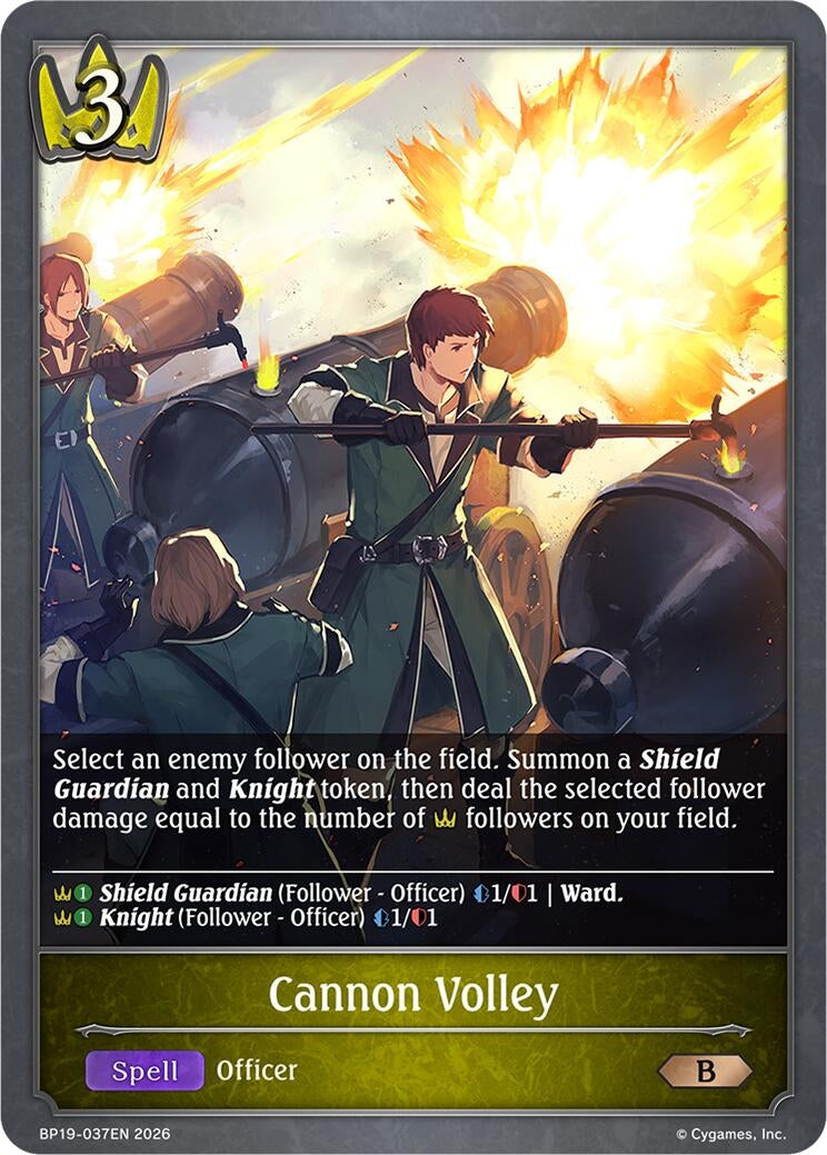 Image for Cannon Volley (BP19) - Shadowverse: Evolve
