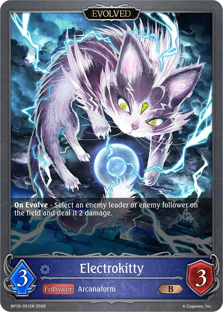 Image for Electrokitty (Evolved) (BP19-051EN) (BP19) - Shadowverse: Evolve