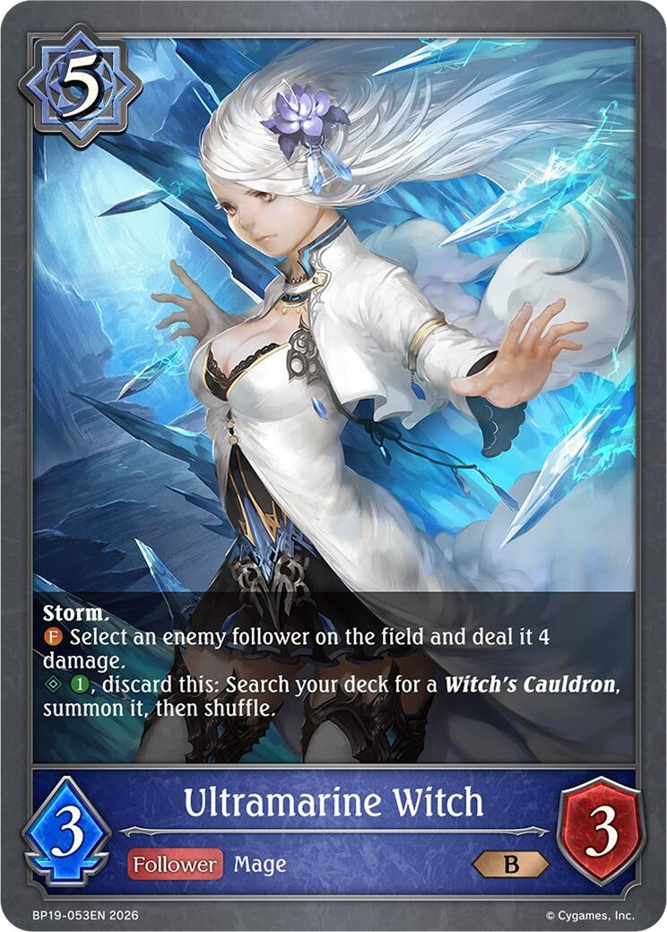 Image for Ultramarine Witch (BP19-053EN) (BP19) - Shadowverse: Evolve