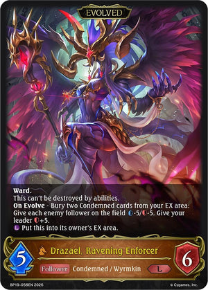 Drazael, Ravening Enforcer (Evolved) (BP19-058EN) (BP19)