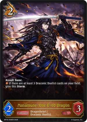 Masamune, One-Eyed Dragon (BP19-059EN) (BP19)
