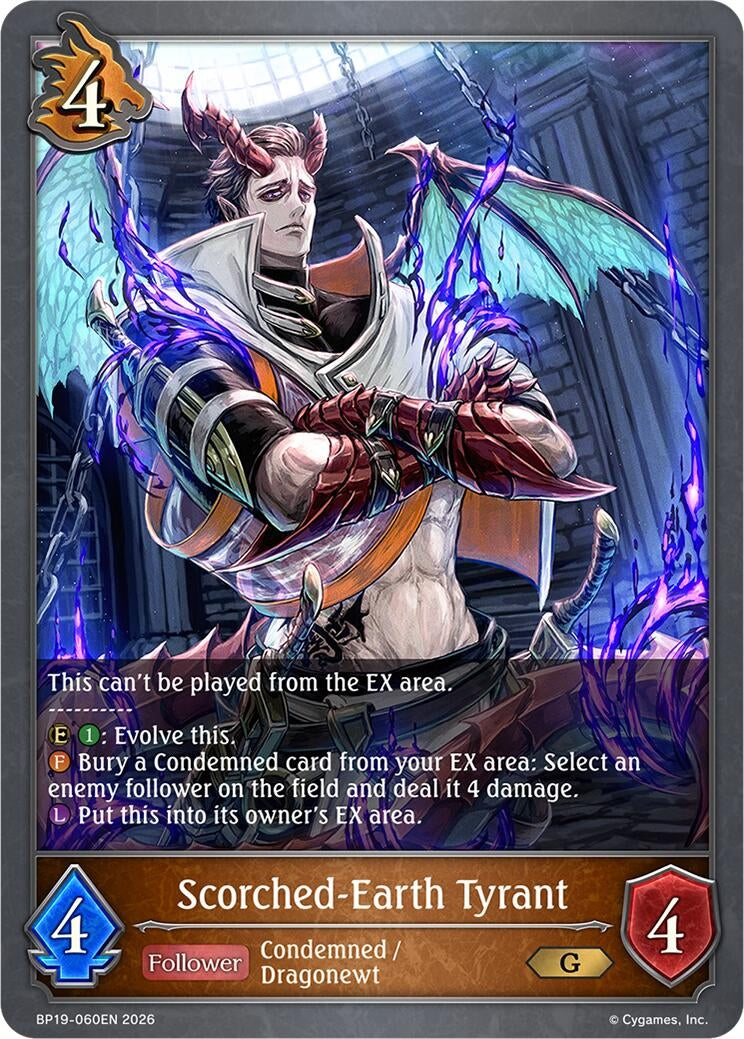 Image for Scorched-Earth Tyrant (BP19-060EN) (BP19) - Shadowverse: Evolve