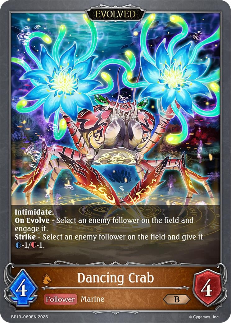Image for Dancing Crab (Evolved) (BP19-069EN) (BP19) - Shadowverse: Evolve