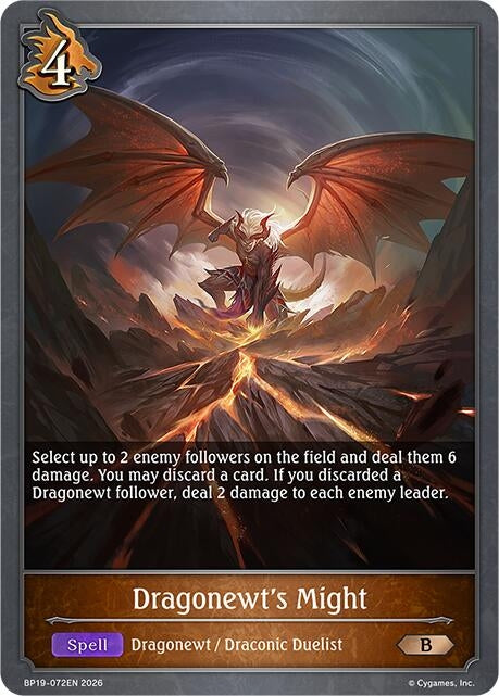 Image for Dragonewt's Might (BP19-072EN) (BP19) - Shadowverse: Evolve