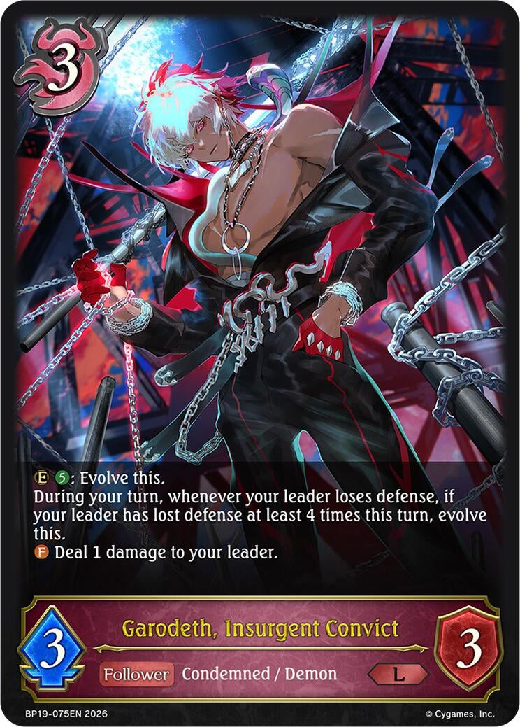 Image for Garodeth, Insurgent Convict (BP19-075EN) (BP19) - Shadowverse: Evolve