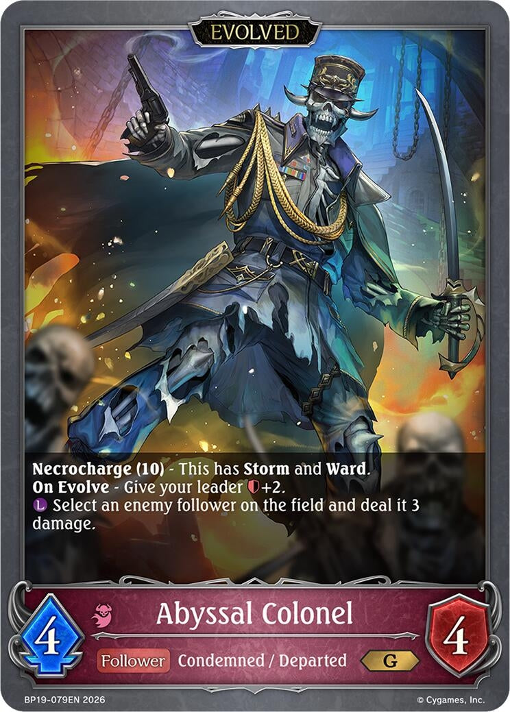 Image for Abyssal Colonel (Evolved) (BP19-079EN) (BP19) - Shadowverse: Evolve