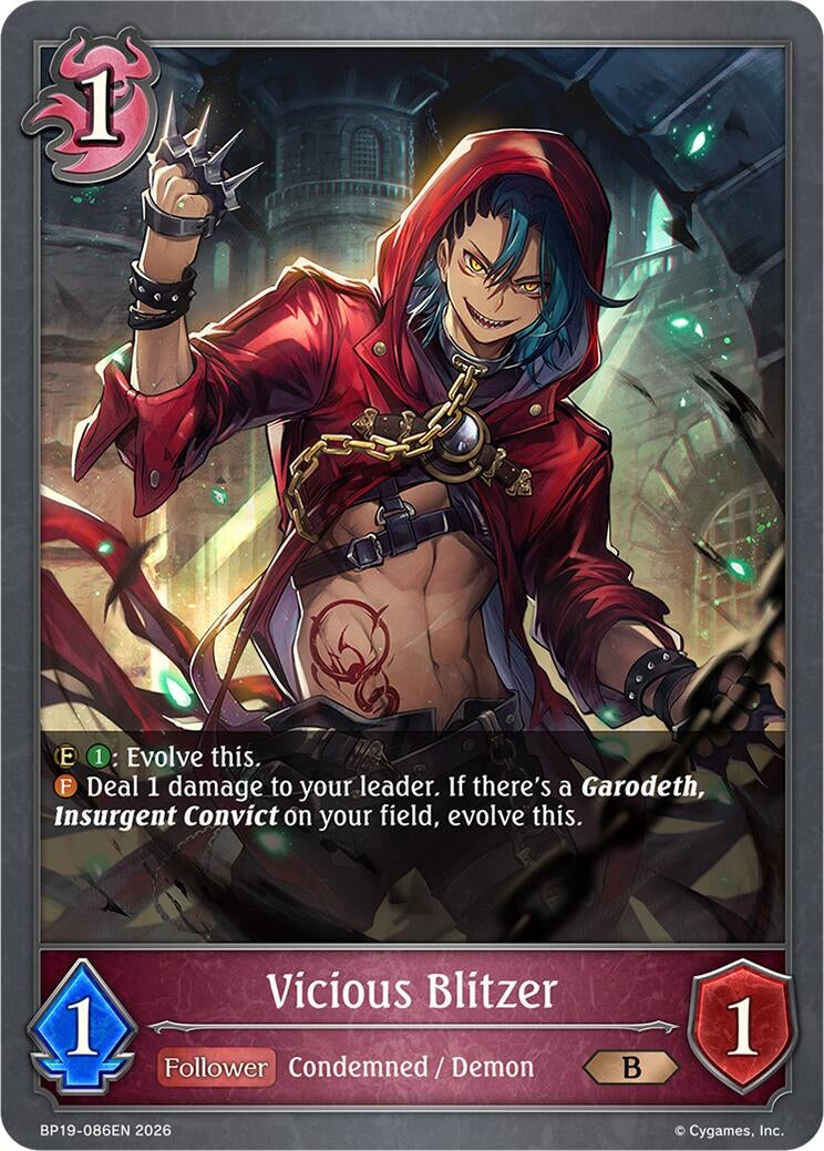 Image for Vicious Blitzer (BP19-086EN) (BP19) - Shadowverse: Evolve