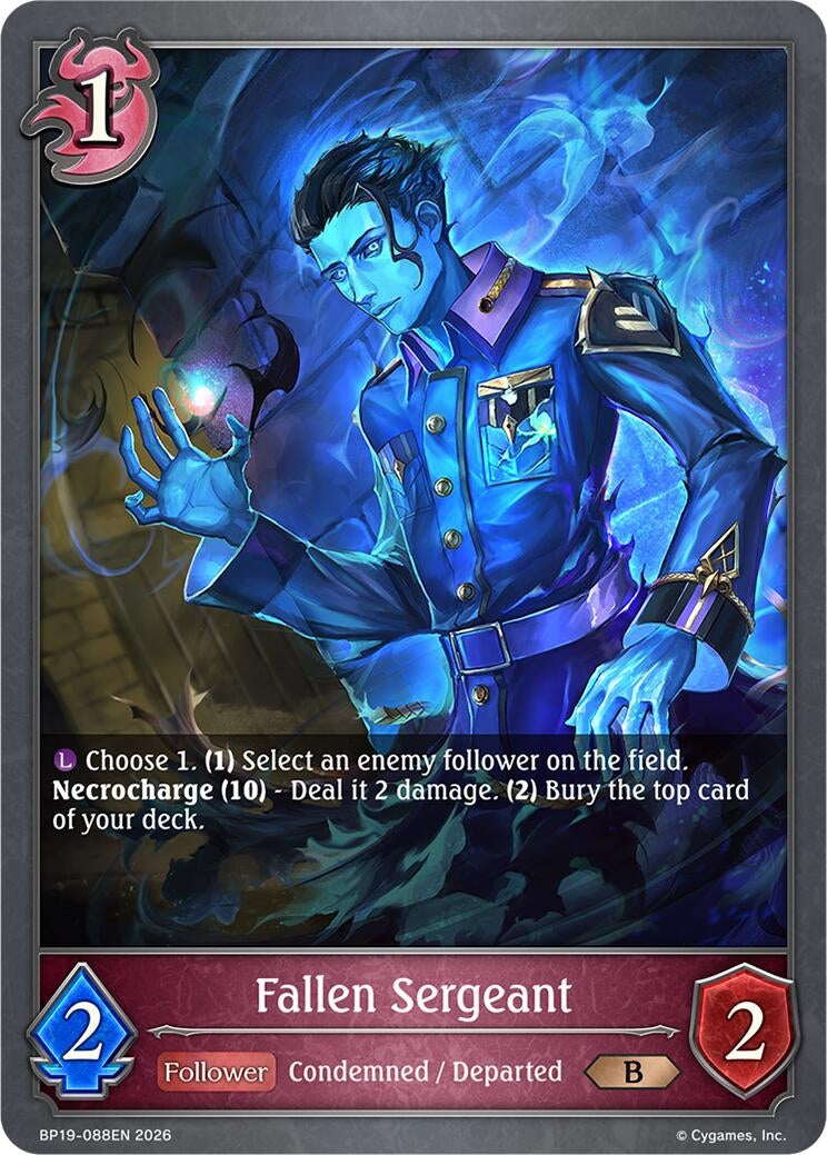 Image for Fallen Sergeant (BP19) - Shadowverse: Evolve