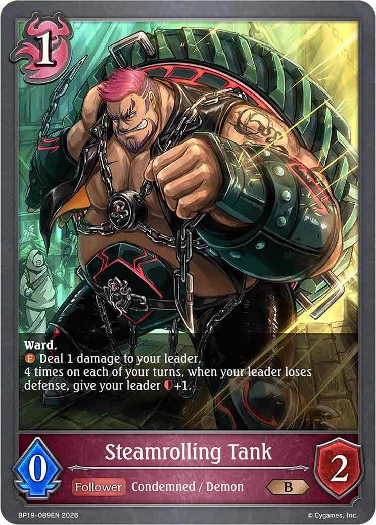 Image for Steamrolling Tank (BP19) - Shadowverse: Evolve