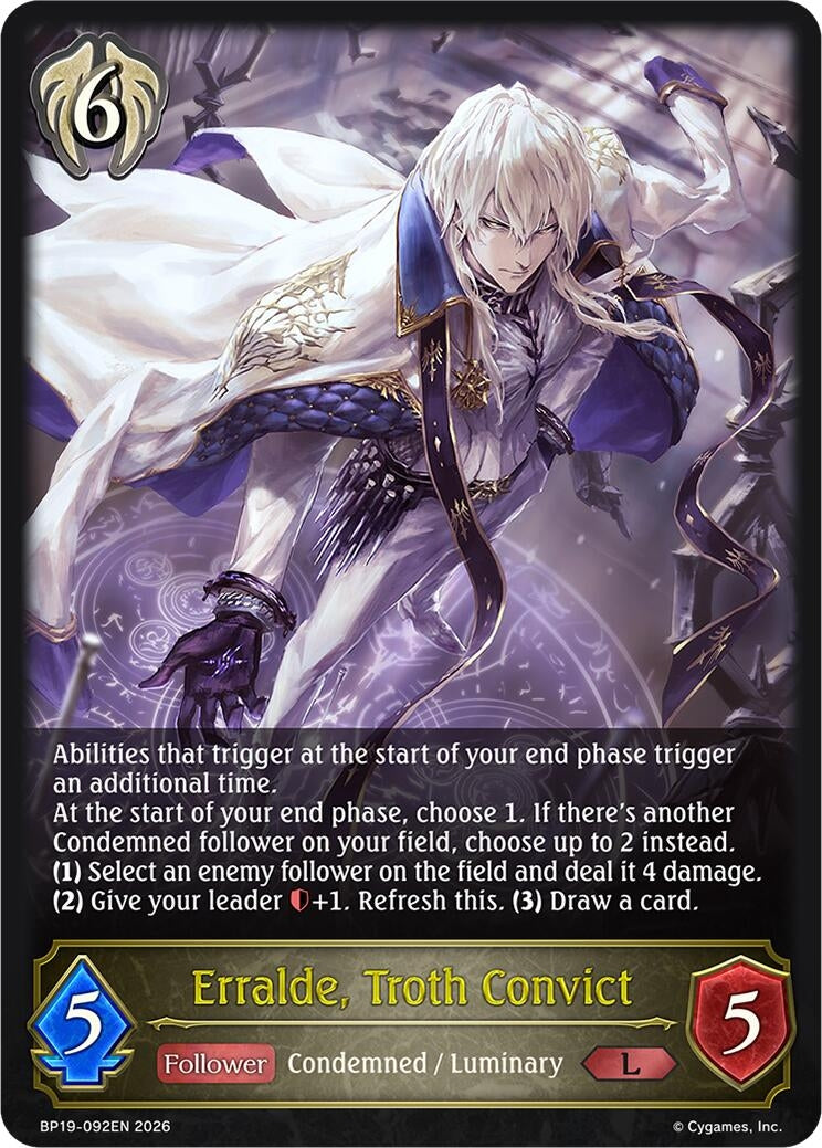 Image for Erralde, Troth Convict (BP19) - Shadowverse: Evolve