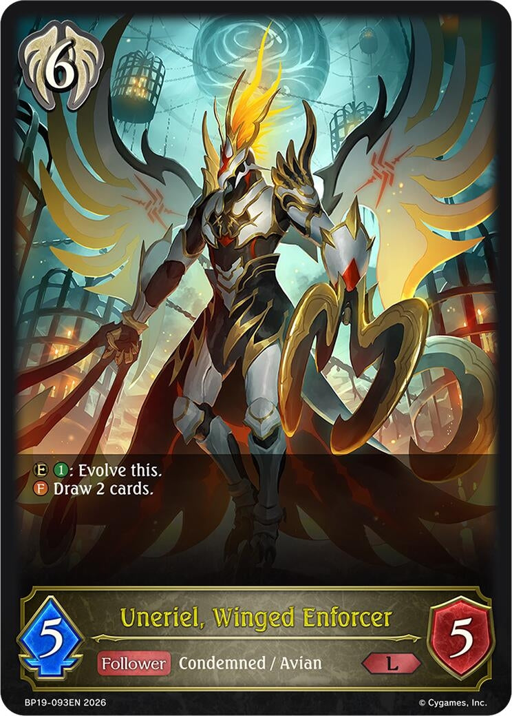 Image for Uneriel, Winged Enforcer (BP19) - Shadowverse: Evolve