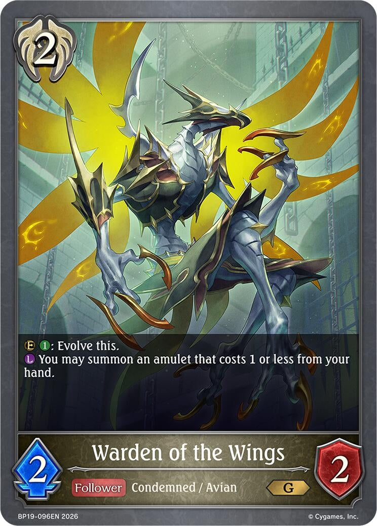 Image for Warden of the Wings (BP19) - Shadowverse: Evolve