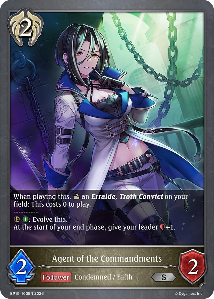 Image for Agent of the Commandments (BP19) - Shadowverse: Evolve