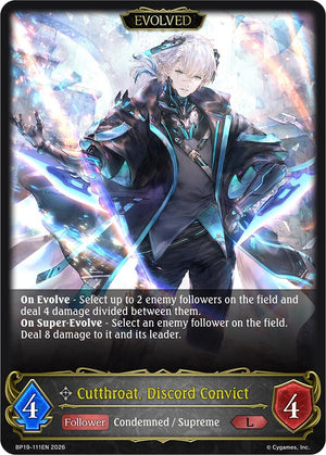 Cutthroat, Discord Convict (Evolved) (BP19-111EN) (BP19)