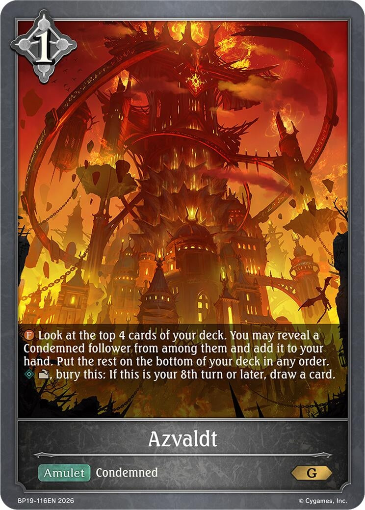 Image for Azvaldt (BP19-116EN) (BP19) - Shadowverse: Evolve