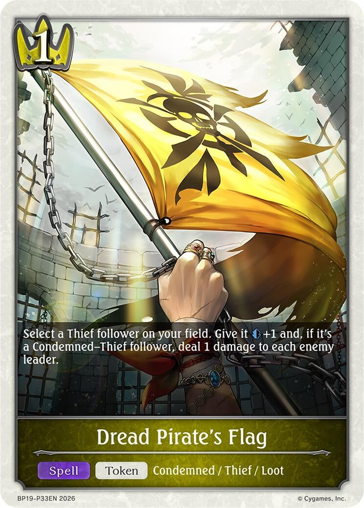 Image for Dread Pirate's Flag - P33EN (Foil) (BP19-P33EN) (BP19) - Shadowverse: Evolve