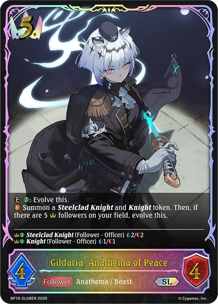 Image for Gildaria, Anathema of Peace (SL) (BP19) - Shadowverse: Evolve
