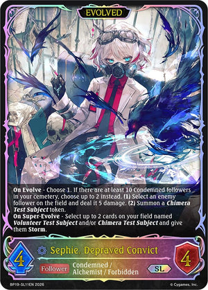 Sephie, Depraved Convict (Evolved) (SL) (BP19-SL11EN) (BP19)