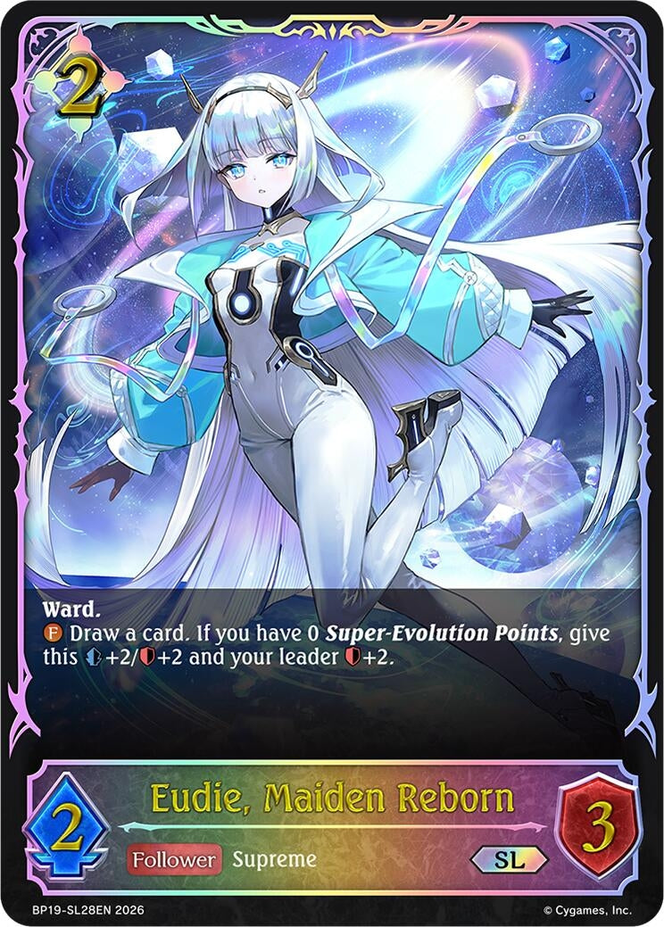 Image for Eudie, Maiden Reborn (SL) - SL28EN (Foil) (BP19-SL28EN) (BP19) - Shadowverse: Evolve